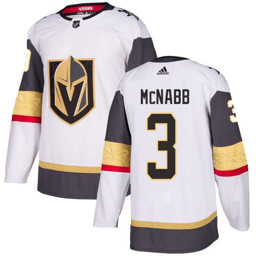 Women Vegas Golden Knights 3 Mcnabb Fanatics Branded Breakaway Home White Adidas NHL Jersey